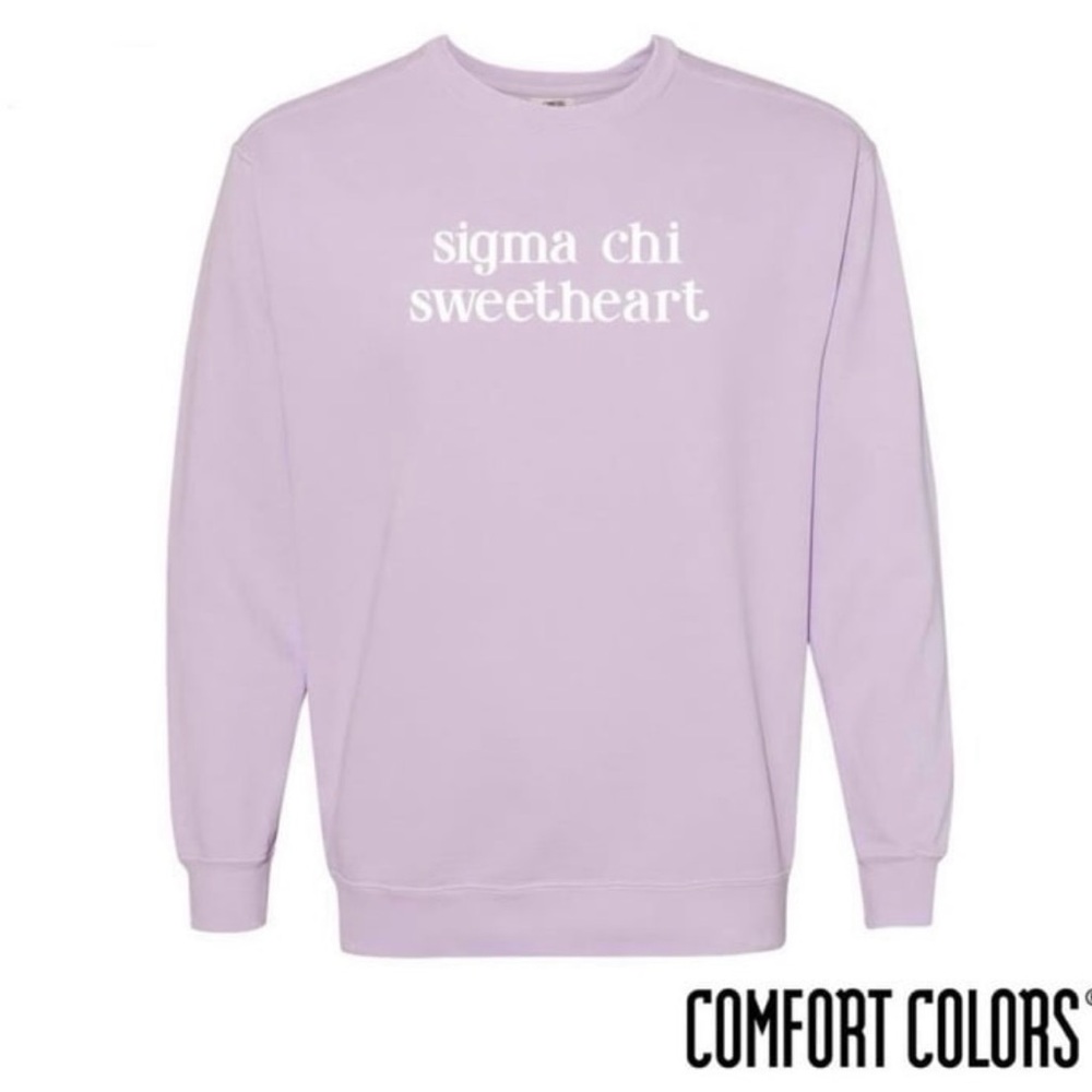 sigma chi sweetheart crewneck